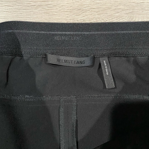 BLACK PIPED LEGGINGS - WOMEN HELMUT LANG Black Women's Pants Pull On Small - Picture 7 of 9